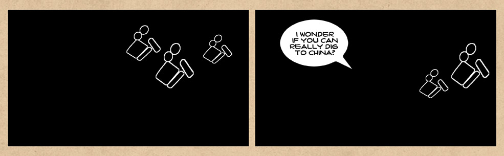 Dig to China