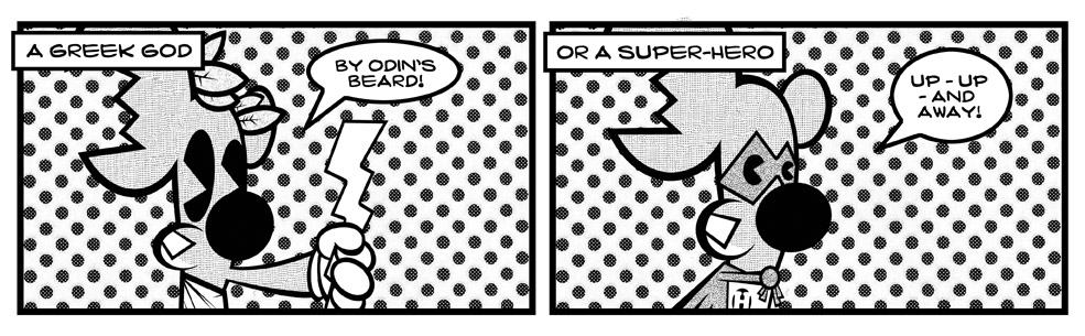 A Greek God – A Super-Hero