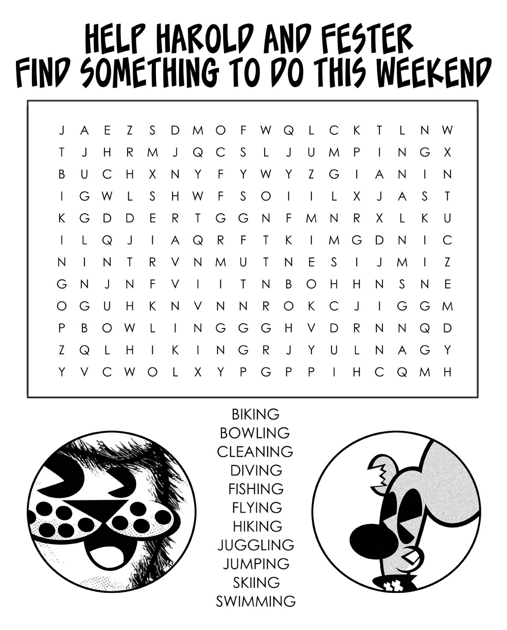 Activity Wordsearch